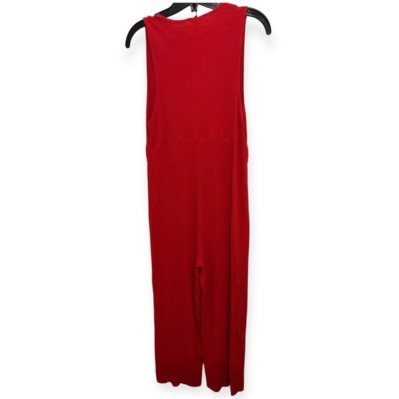 Zara Vibrant Red Jumpsuit - Picture 2 of 3